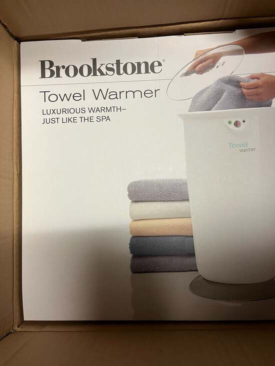 Brookstone Other - NEW in Box Brookstone Towel Warmer White Oversize for Large Towels and Robes